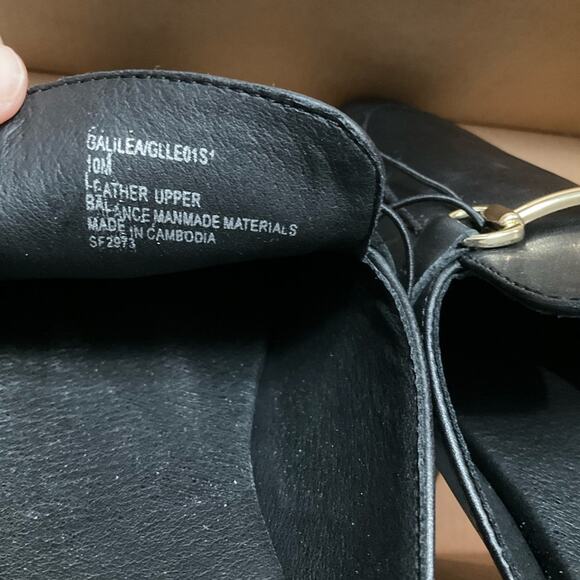 Steve Madden Black Loafers Leather Upper Size 10 NIB - Picture 7 of 7